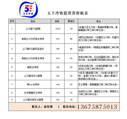 五豐冷飲券提貨指南及國(guó)內(nèi)貿(mào)易代理詳情